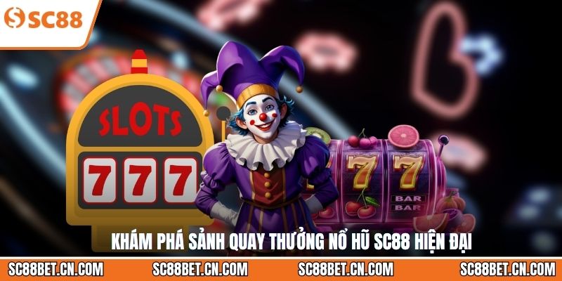 Khám phá sảnh quay thưởng nổ hũ SC88 hiện đại